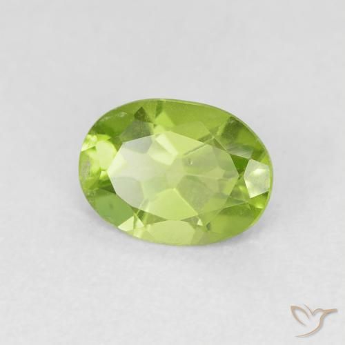 9,17 ctw natürlicher Lebendiges grün Peridot, Oval, VS