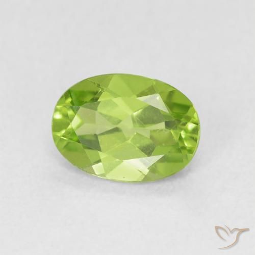 9,17 ctw natürlicher hellgrün Peridot, Oval, VS