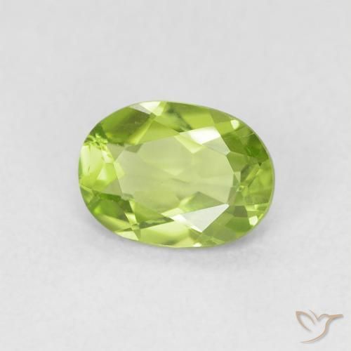 9,17 ctw natürlicher Lebendiges grün Peridot, Oval, VS