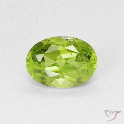 1.07ct Natürlicher Lebendiges grün Peridot, Oval, VS