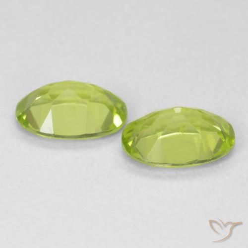 1.56 ct natürliche hellgrün Peridot-Edelsteine, Oval, VVS-VS