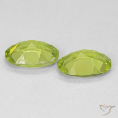 1.58 ct natürliche hellgrün Peridot-Edelsteine, Oval, VVS-VS