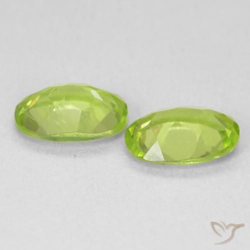 1.64 ct natürliche hellgrün Peridot-Edelsteine, Oval, VVS-VS