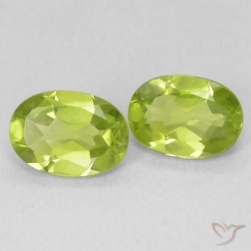 1.76 ct natürliche hellgrün Peridot-Edelsteine, Oval, VVS-VS