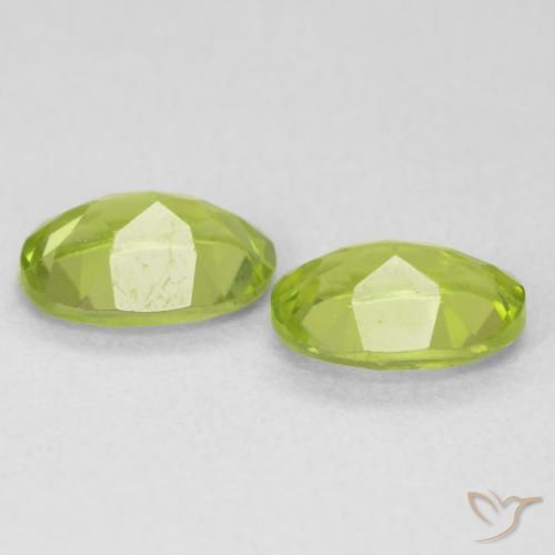1.76 ct natürliche hellgrün Peridot-Edelsteine, Oval, VVS-VS