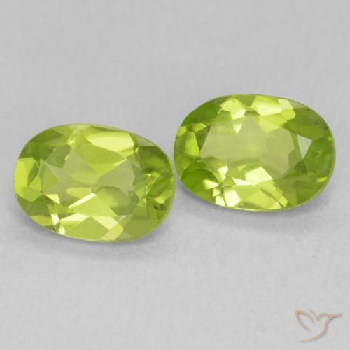 1.79 ct natürliche hellgrün Peridot-Edelsteine, Oval, VVS-VS