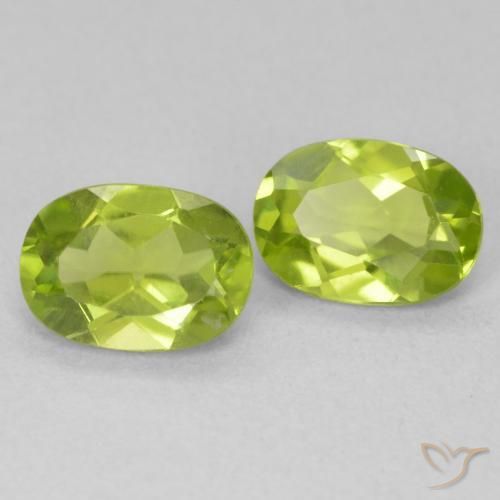 1.74 ct natürliche hellgrün Peridot-Edelsteine, Oval, VVS-VS