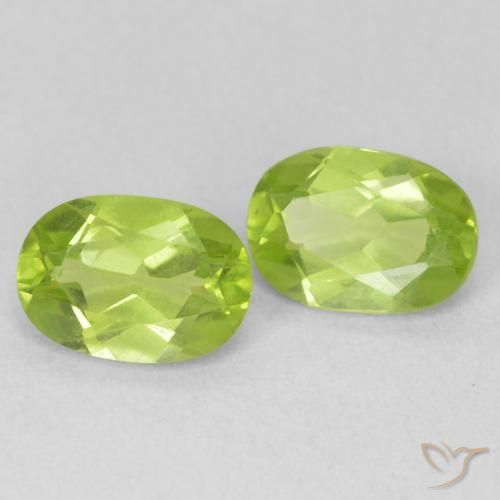 1.68 ct natürliche hellgrün Peridot-Edelsteine, Oval, VVS-VS