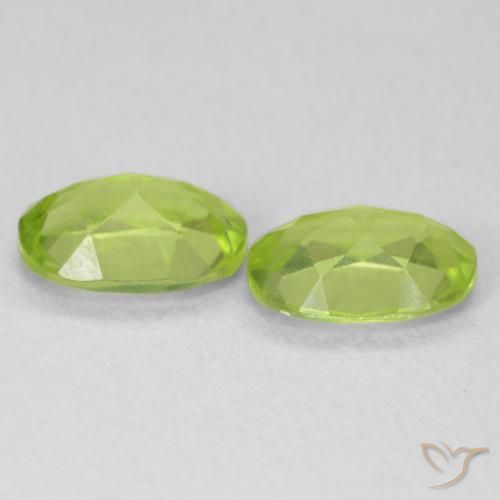 1.68 ct natürliche hellgrün Peridot-Edelsteine, Oval, VVS-VS