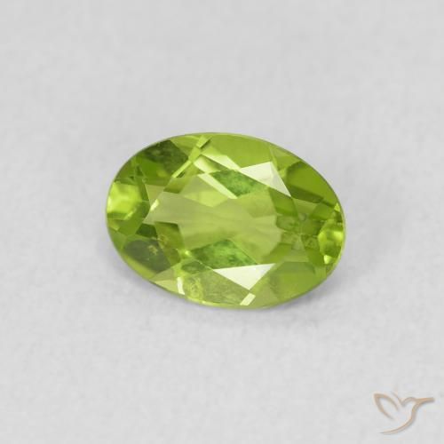 9,17 ctw natürlicher Lebendiges grün Peridot, Oval, VS