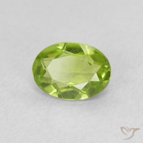 9,17 ctw natürlicher Mittelgrün Peridot, Oval, VS