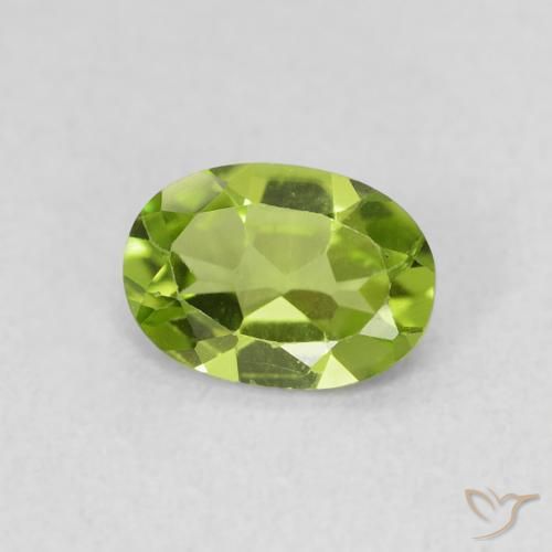 9,17 ctw natürlicher Lebendiges grün Peridot, Oval, VS