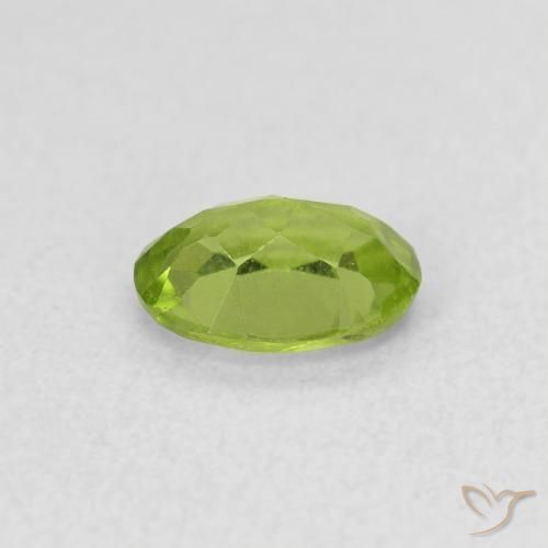 9,17 ctw natürlicher Lebendiges Gelbgrün Peridot, Oval, VS