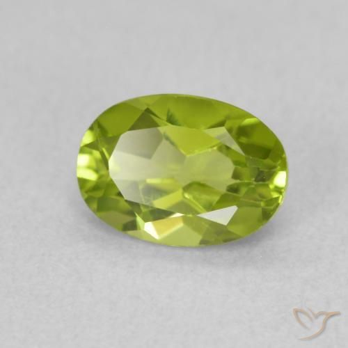 9,17 ctw natürlicher Mittelgrün Peridot, Oval, VS