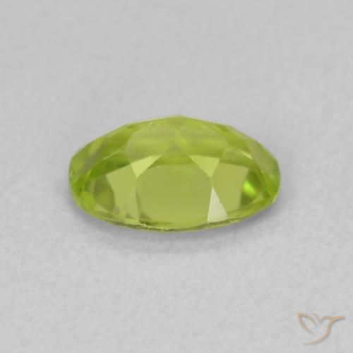 9,17 ctw natürlicher gelblich-grün Peridot, Oval, VS