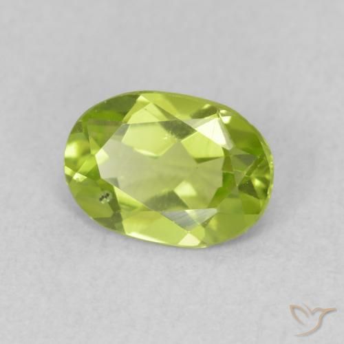 9,17 ctw natürlicher hellgrün Peridot, Oval, VS