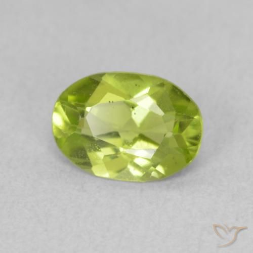 9,17 ctw natürlicher Lebendiges Gelbgrün Peridot, Oval, VS