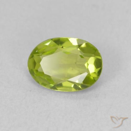 9,17 ctw natürlicher Lebendiges grün Peridot, Oval, VVS-VS