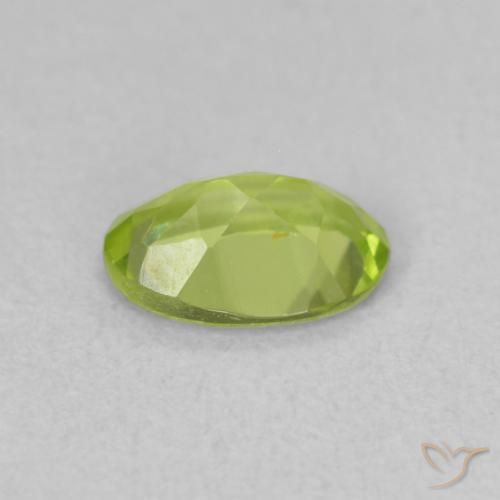 9,17 ctw natürlicher hellgrün Peridot, Oval, VVS-VS