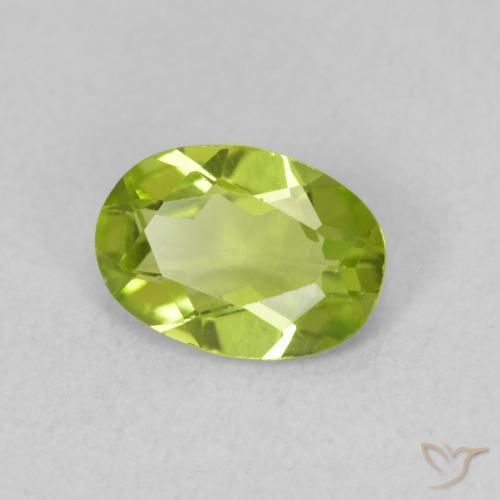 9,17 ctw natürlicher Lebendiges grün Peridot, Oval, VVS-VS