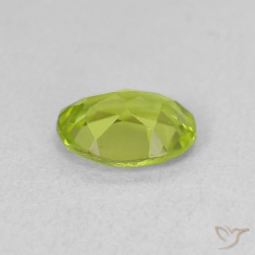 9,17 ctw natürlicher hellgrün Peridot, Oval, VVS-VS