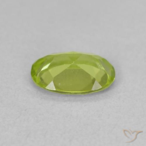 9,17 ctw natürlicher hellgrün Peridot, Oval, VVS-VS