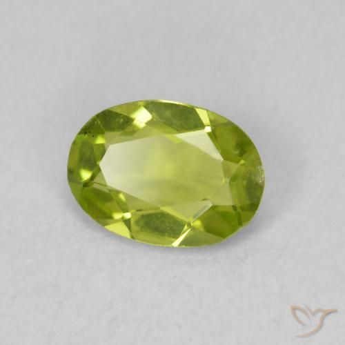 9,17 ctw natürlicher Lebendiges grün Peridot, Oval, VVS-VS