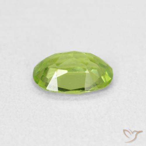 9,17 ctw natürlicher Mittelgrün Peridot, Oval, VVS-VS
