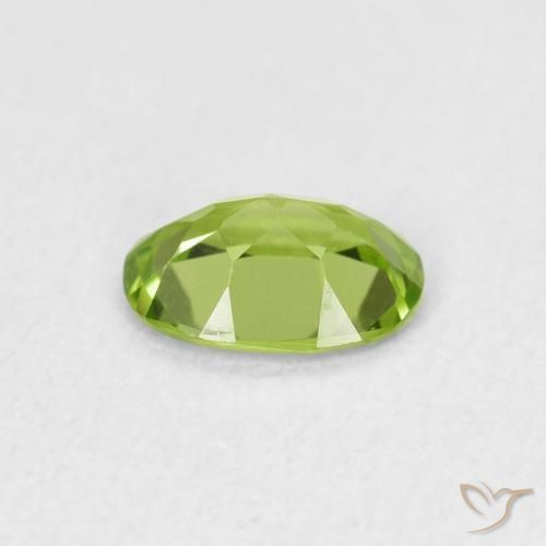 9,17 ctw natürlicher Mittelgrün Peridot, Oval, VVS-VS