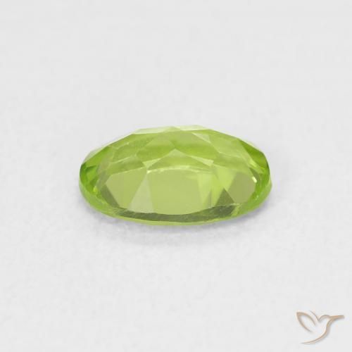 9,17 ctw natürlicher Mittelgrün Peridot, Oval, VVS-VS