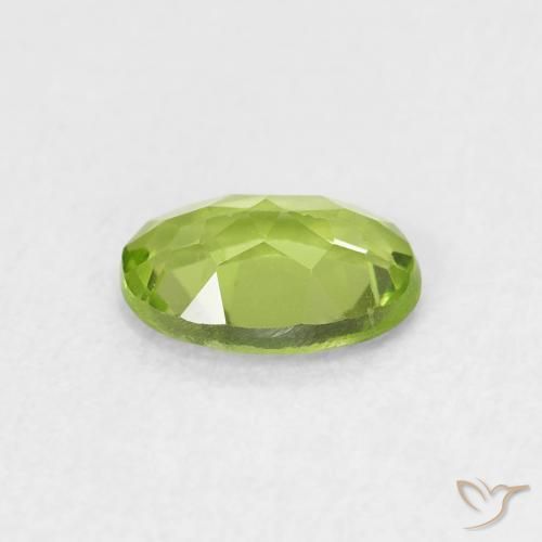 9,17 ctw natürlicher Mittelgrün Peridot, Oval, VVS-VS