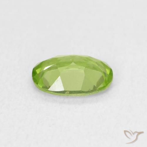 9,17 ctw natürlicher Lebendiges grün Peridot, Oval, VVS-VS