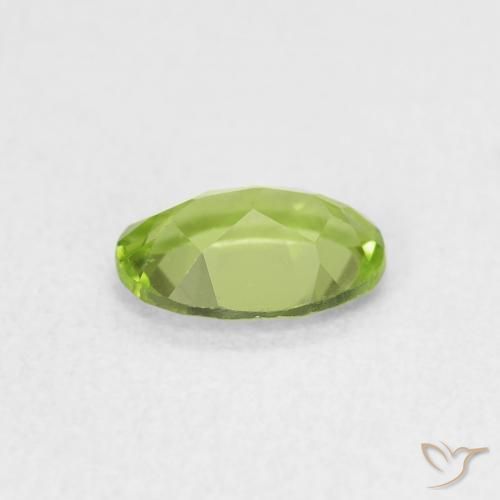 9,17 ctw natürlicher Mittelgrün Peridot, Oval, VVS-VS