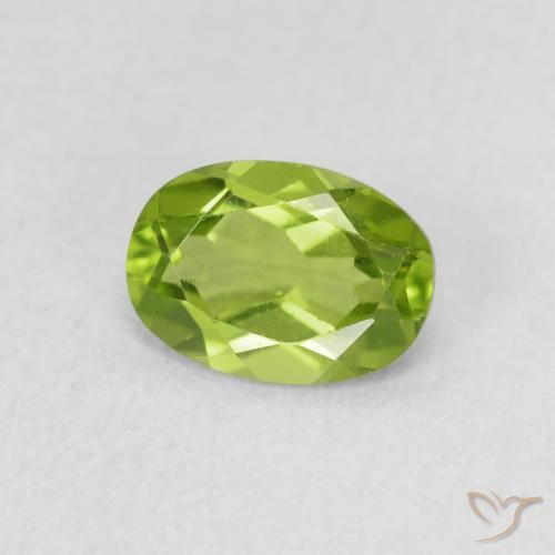 9,17 ctw natürlicher Lebendiges grün Peridot, Oval, VS