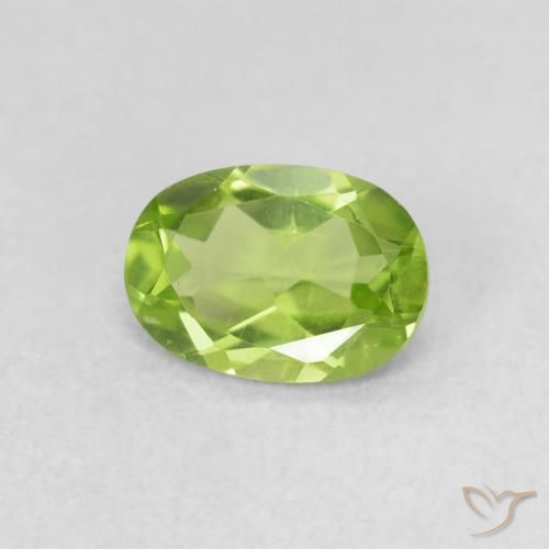 9,17 ctw natürlicher Mittelgrün Peridot, Oval, VS