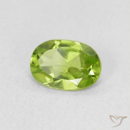 9,17 ctw natürlicher Mittelgrün Peridot, Oval, VS