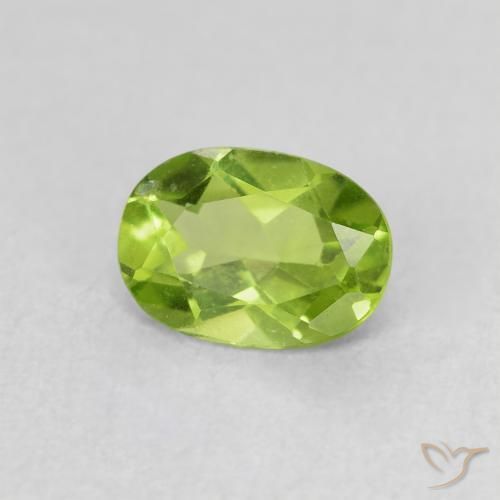 9,17 ctw natürlicher Mittelgrün Peridot, Oval, VS
