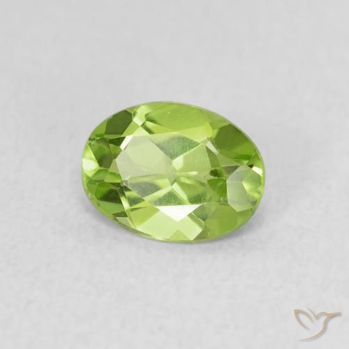9,17 ctw natürlicher Mittelgrün Peridot, Oval, VS