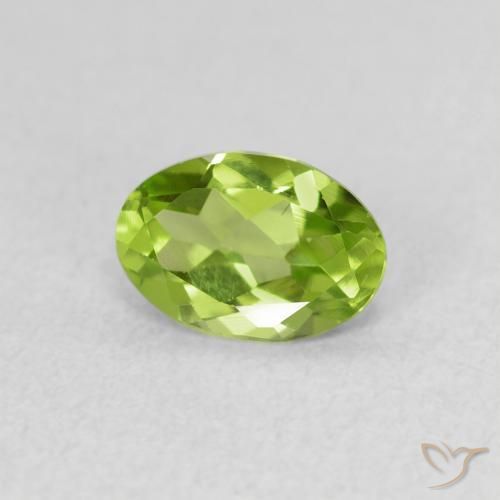 9,17 ctw natürlicher Mittelgrün Peridot, Oval, VS