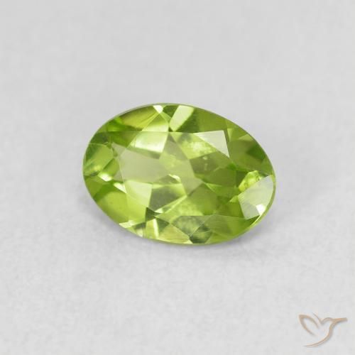 9,17 ctw natürlicher Lebendiges grün Peridot, Oval, VS