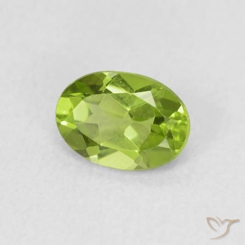 9,17 ctw natürlicher Mittelgrün Peridot, Oval, VS