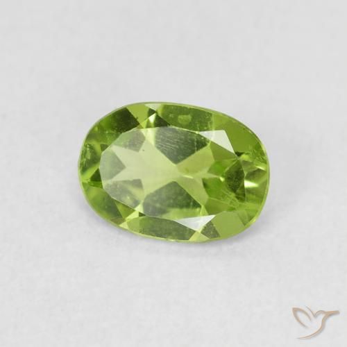 9,17 ctw natürlicher Lebendiges grün Peridot, Oval, VS
