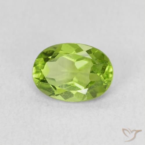 9,17 ctw natürlicher Lebendiges grün Peridot, Oval, VS