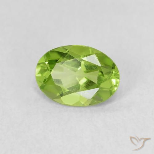 9,17 ctw natürlicher Lebendiges grün Peridot, Oval, VS