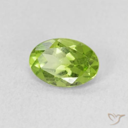 9,17 ctw natürlicher Lebendiges grün Peridot, Oval, VS