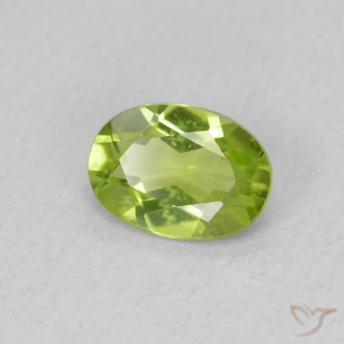 9,17 ctw natürlicher Lebendiges grün Peridot, Oval, VVS-VS