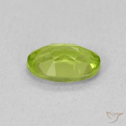 9,17 ctw natürlicher Lebendiges Gelbgrün Peridot, Oval, VS