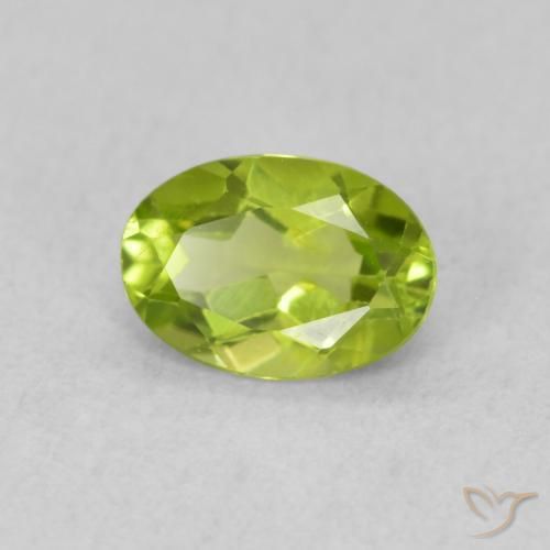 9,17 ctw natürlicher hellgrün Peridot, Oval, VS