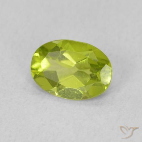 9,17 ctw natürlicher hellgrün Peridot, Oval, VS