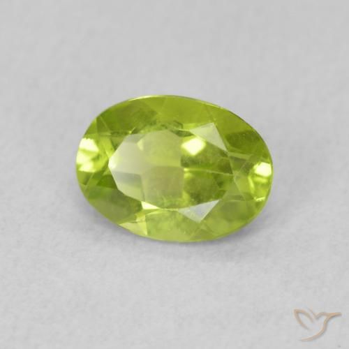 9,17 ctw natürlicher hellgrün Peridot, Oval, VS